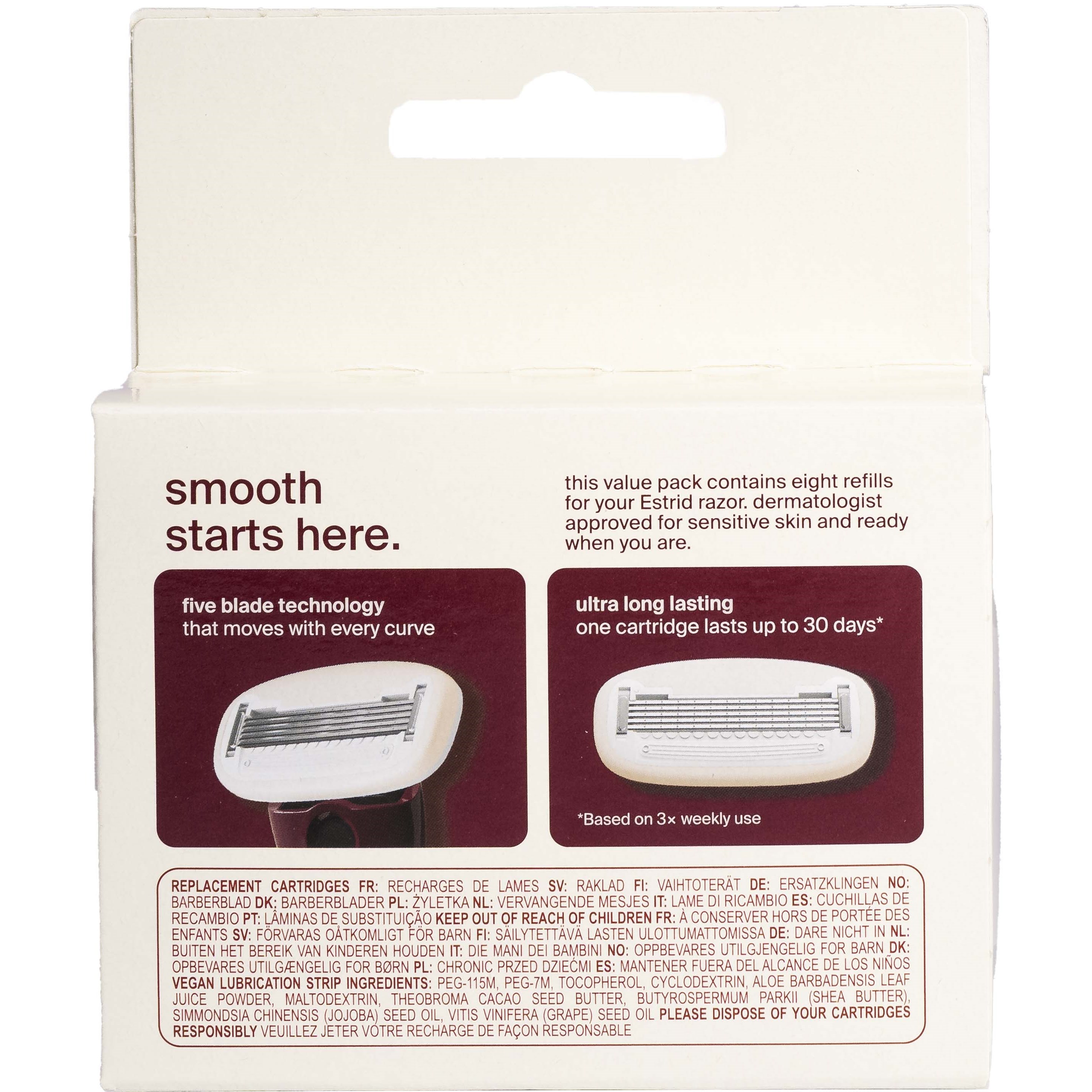 Estrid The Five-blade Cartridges XL 8 szt. (zdjęcie 2)