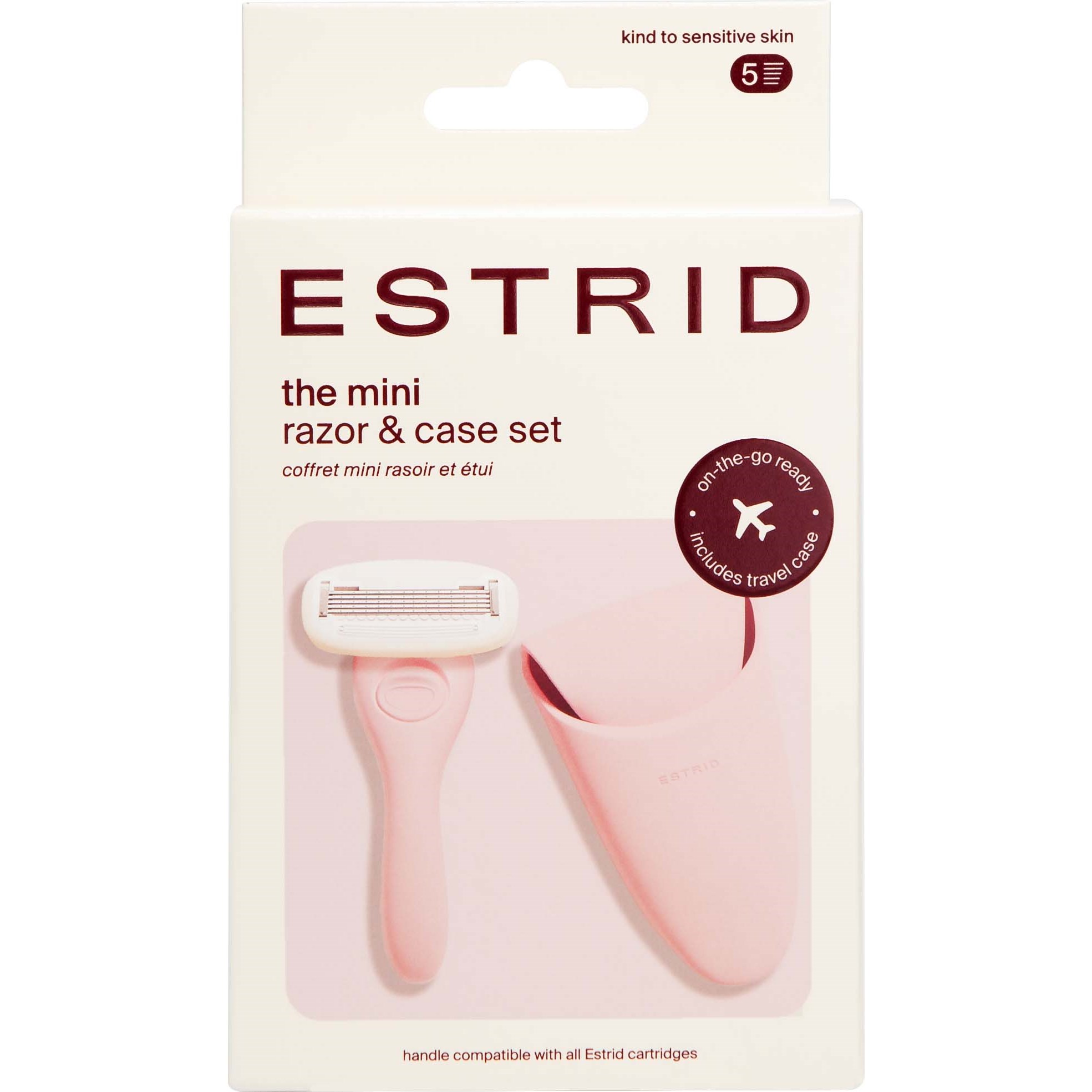 Estrid Mini Razor & Case Set Bloom