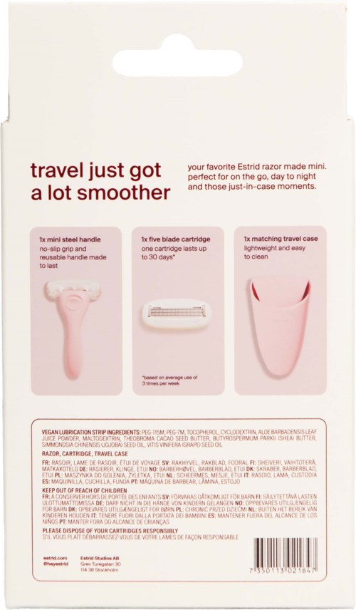 Estrid Mini Razor & Case Set Bloom