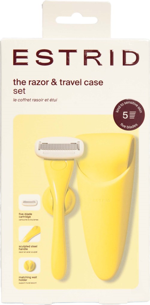 Estrid Razor & Case Set Butter