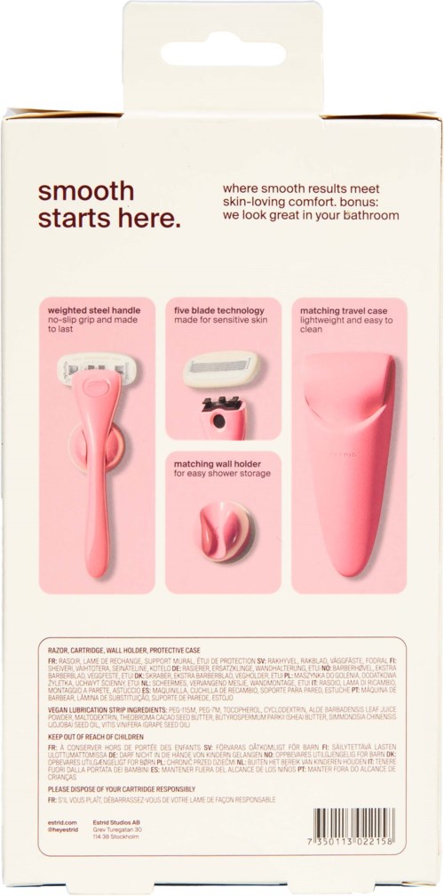 Estrid Razor & Case Set Ribbon