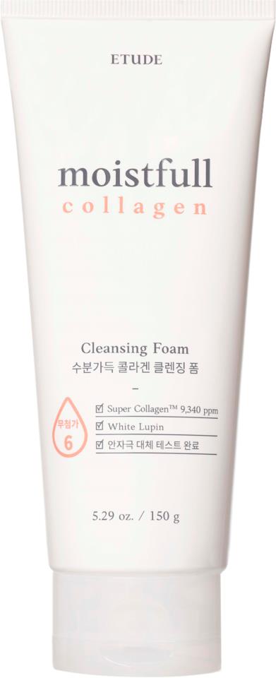 Etude Moistfull Collagen Cleansing Foam 150g