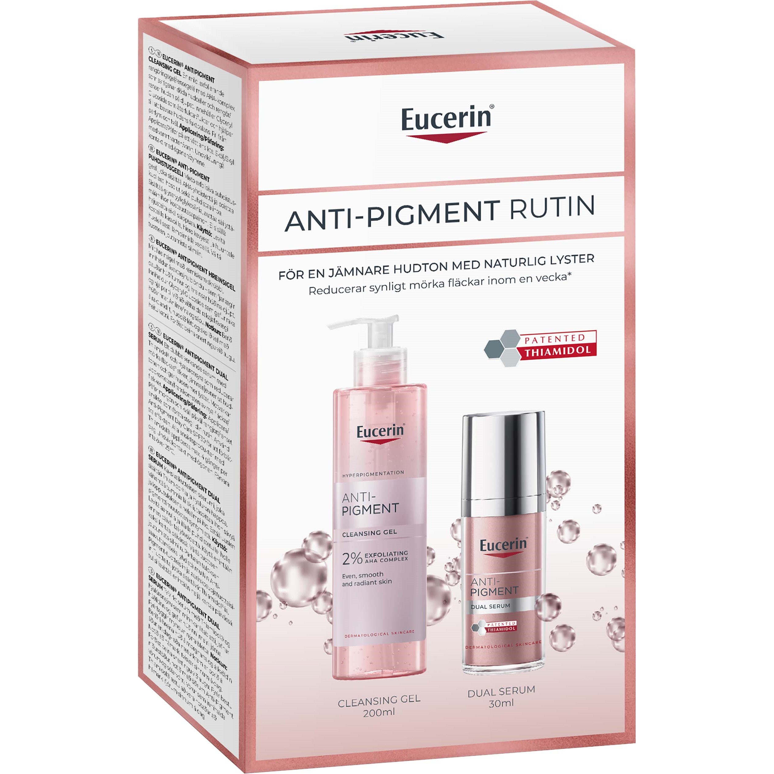 Eucerin Anti-Pigment Cleansing Gel + Dual Serum Gift Set 230 ml