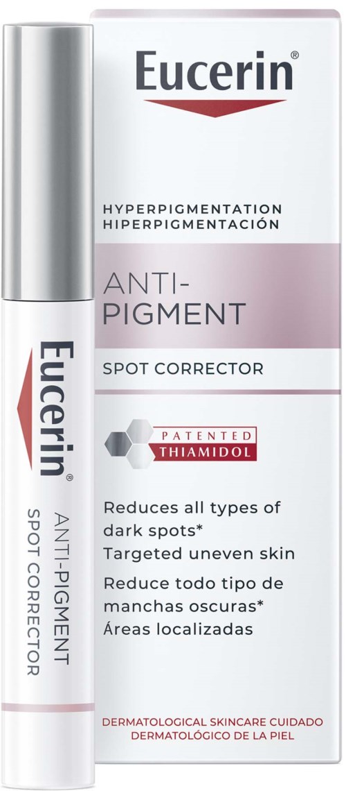 Eucerin anti-pigmenttippon korjaaja tummiin läikkiin ja epätasaiseen ihoon Thiamidolilla. Vähentää tummia läikkiä, kohdistuu epätasaiseen ihoon.