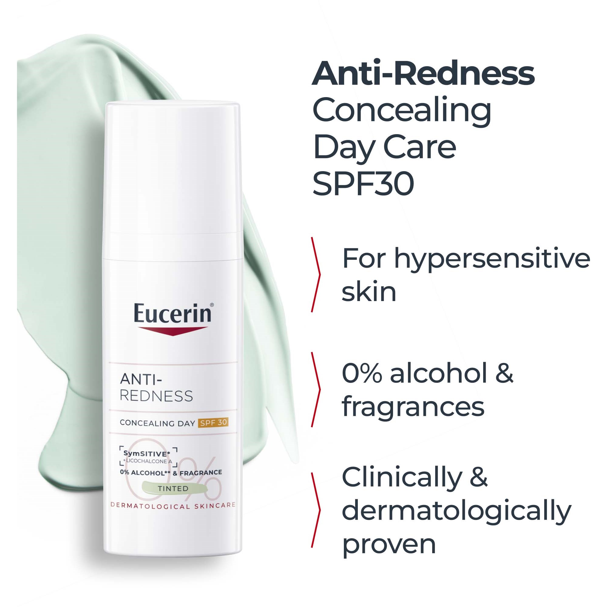 Eucerin AntiRedness Concealing Day Tinted SPF 30 50 ml (obrázok 3)