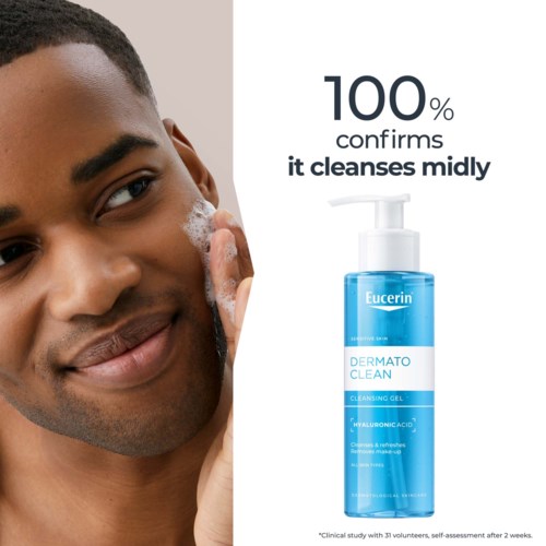 Гель для умывания Eucerin Dermatoclean Cleansing Gel для нормальной и комбинированной кожи, 200 мл — фото 4