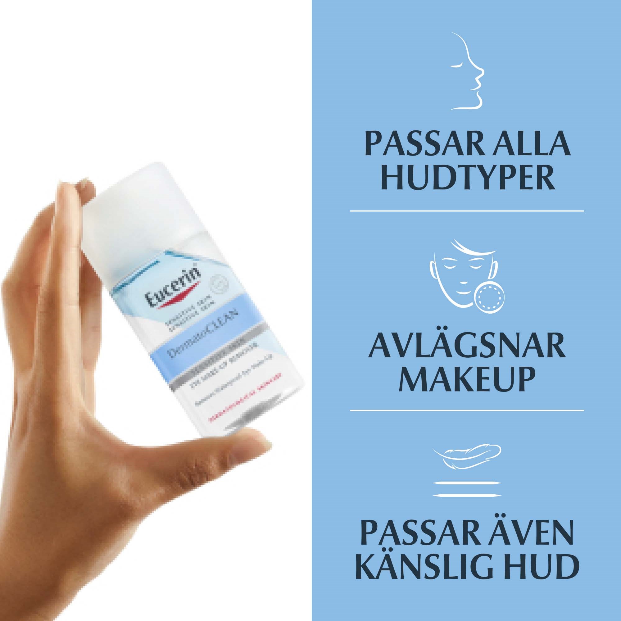 Eucerin Eucerin Dermatoclean Eye Make-Up Remover - micelarny płyn do d (obrázok 3)