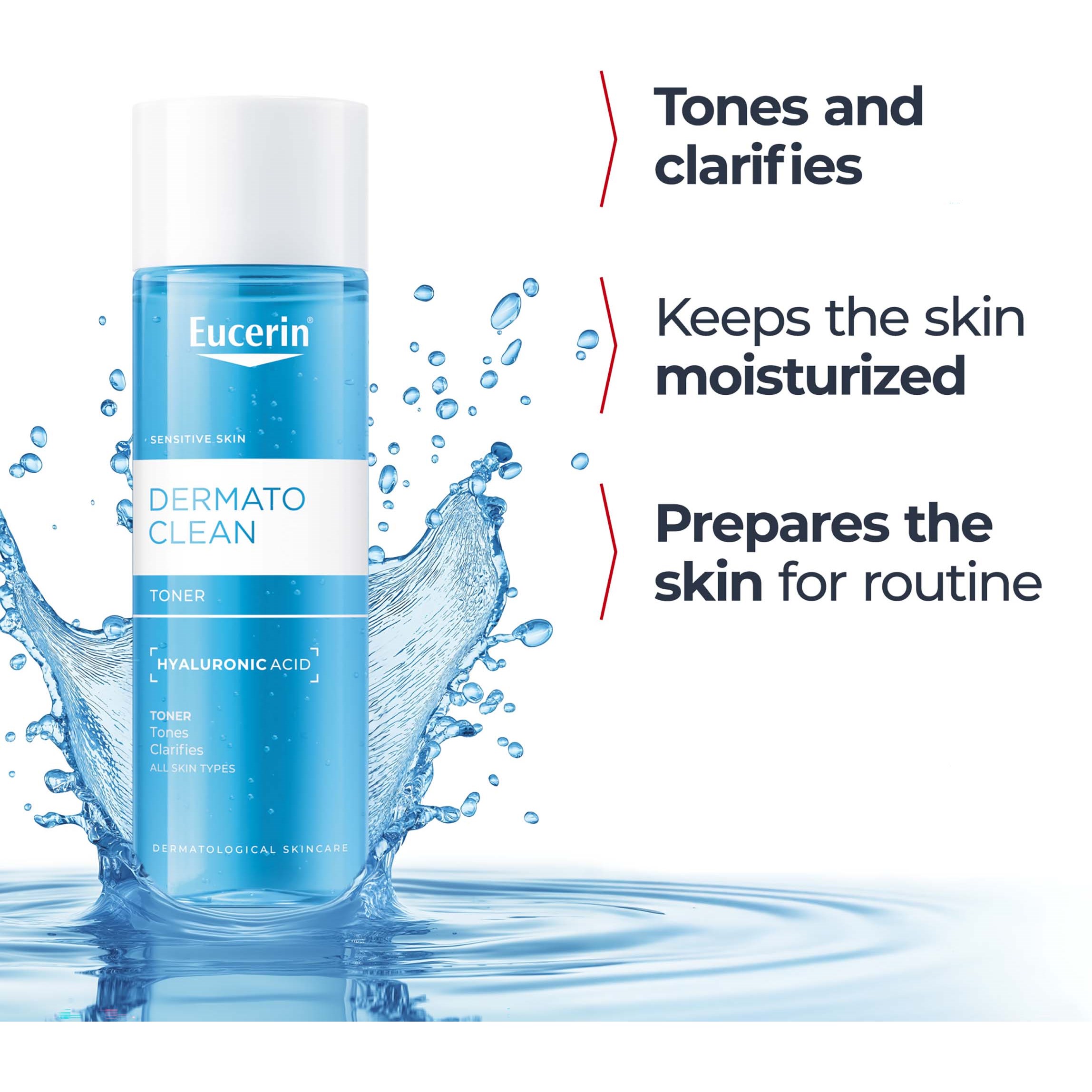Eucerin Eucerin Dermatoclean Toner - tonik oczyszczający 200ml 200 ml (obrázok 3)