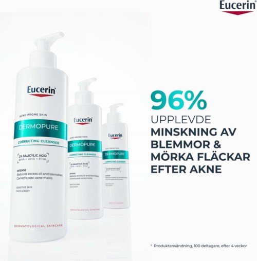 Гель для умывания Eucerin DermoPure Correcting Cleanser для жирной кожи, склонной к акне, 400 мл — фото 3