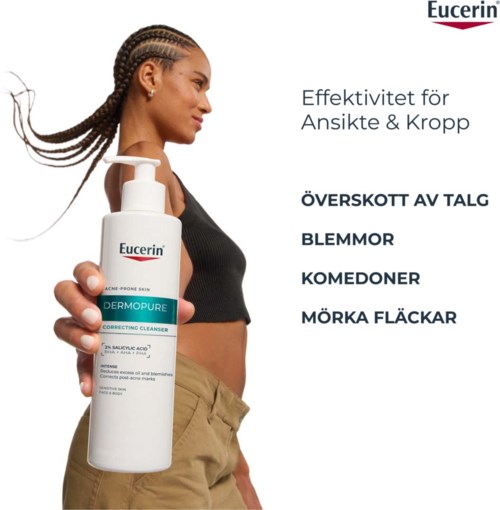 Гель для умывания Eucerin DermoPure Correcting Cleanser для жирной кожи, склонной к акне, 400 мл — фото 4