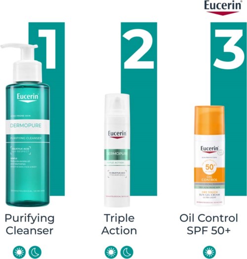 Гель для умывания Eucerin DermoPure Purifying Cleanser очищающий, для жирной кожи, склонной к акне, 200 мл — фото 6