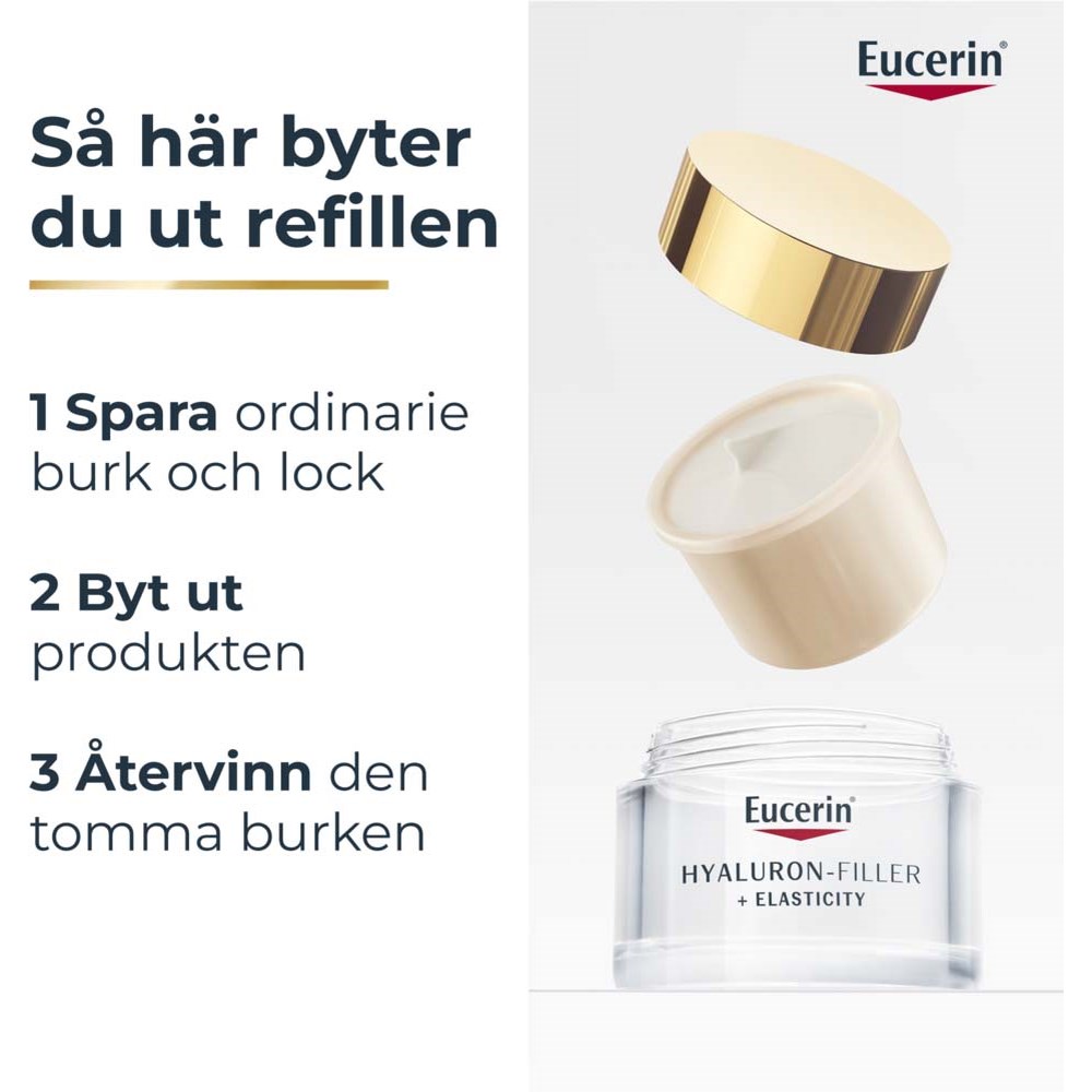 Eucerin Hyaluron-Filler + Elasticity Day Cream SPF30 Refill 50 ml (obrázok 8)