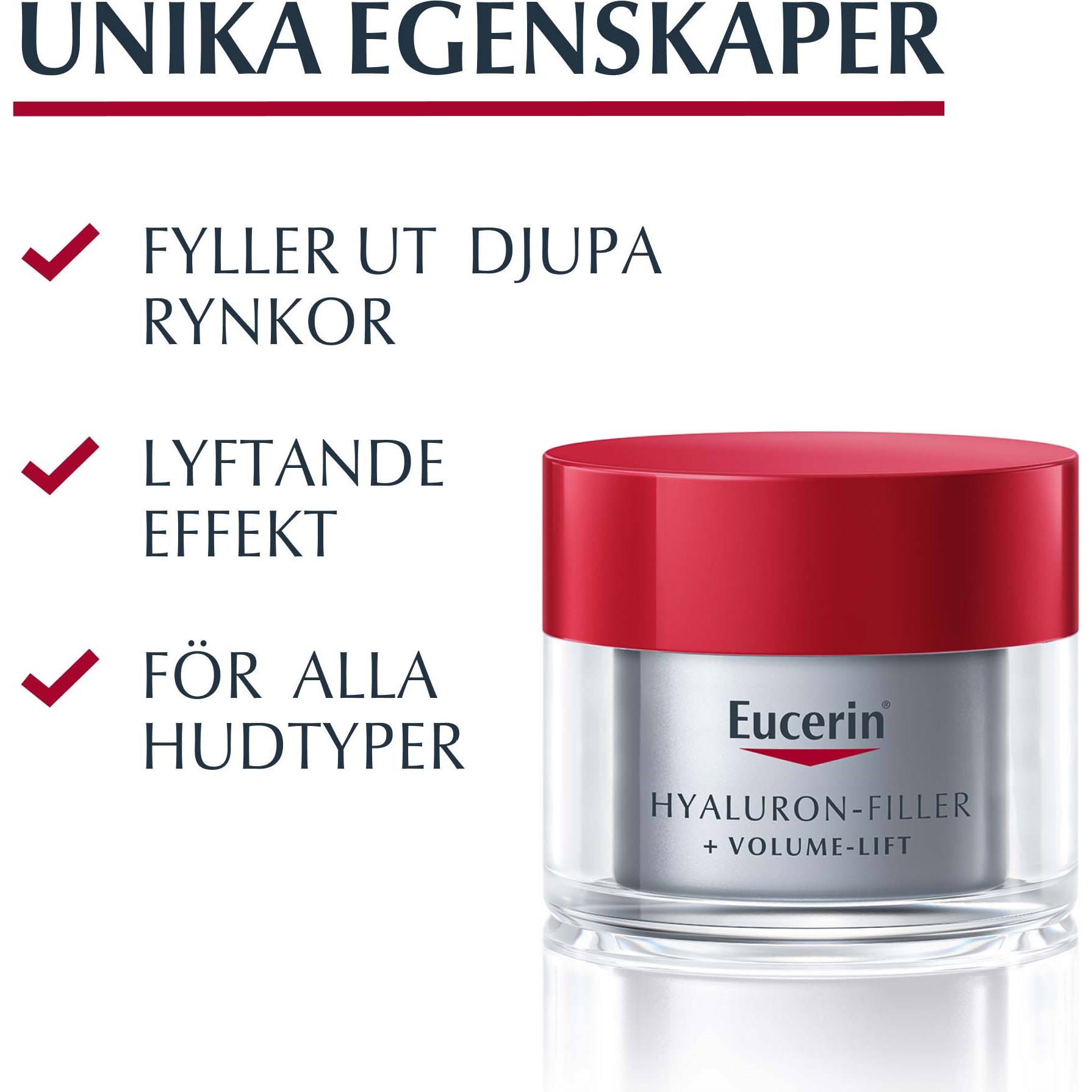 Eucerin Hyaluron-Filler + Volume-Lift Night Cream 50 ml (obrázok 2)