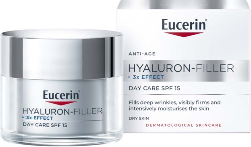 Eucerin Hyaluron-Filler +3x Effect Day Care Dry Skin SPF15 50 ml