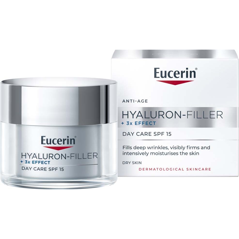 Eucerin Hyaluron-Filler +3x Effect Day Care Dry Skin SPF18 50 ml