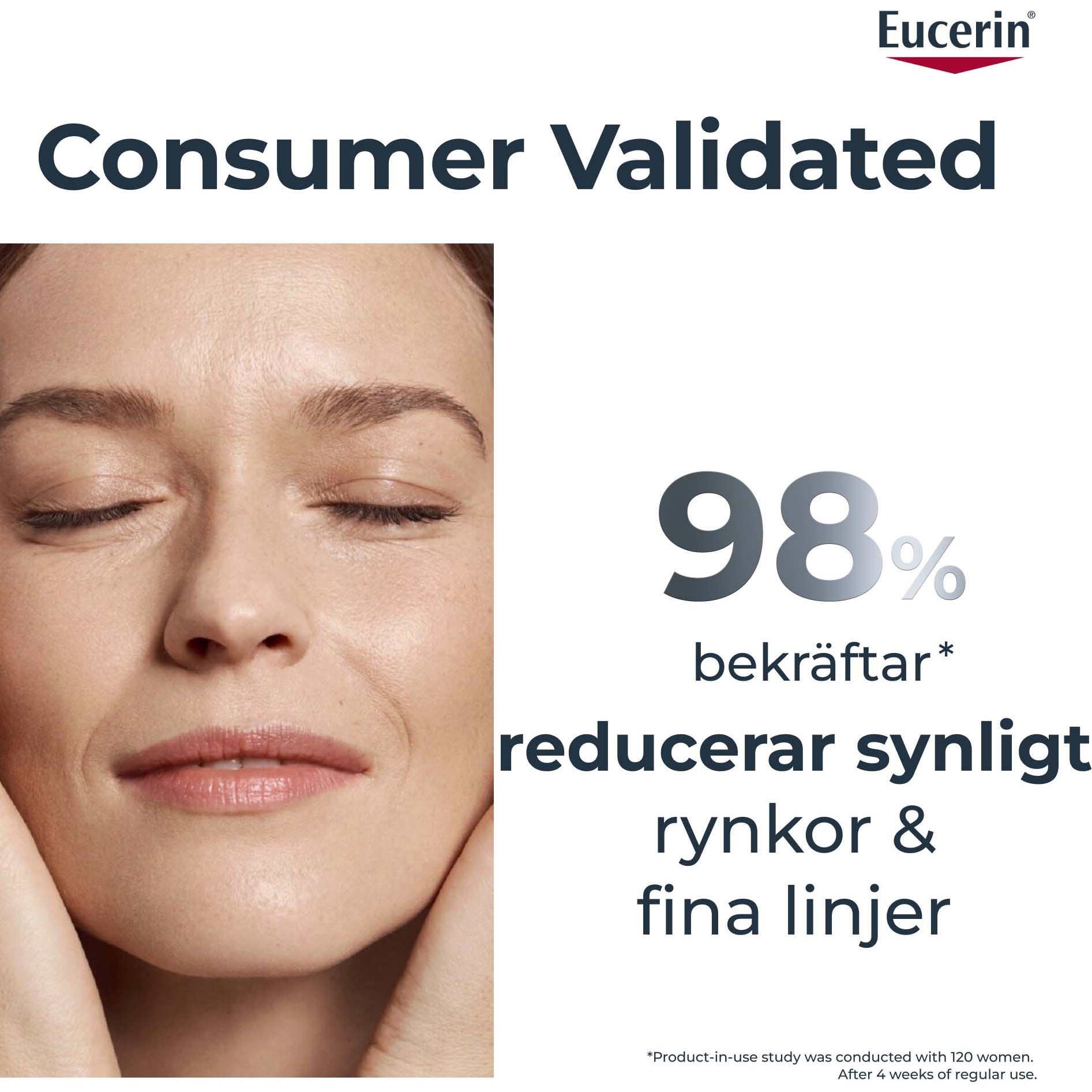 Eucerin Hyaluron-Filler +3x Effect Day Care Dry Skin SPF21 50 ml (obrázok 7)