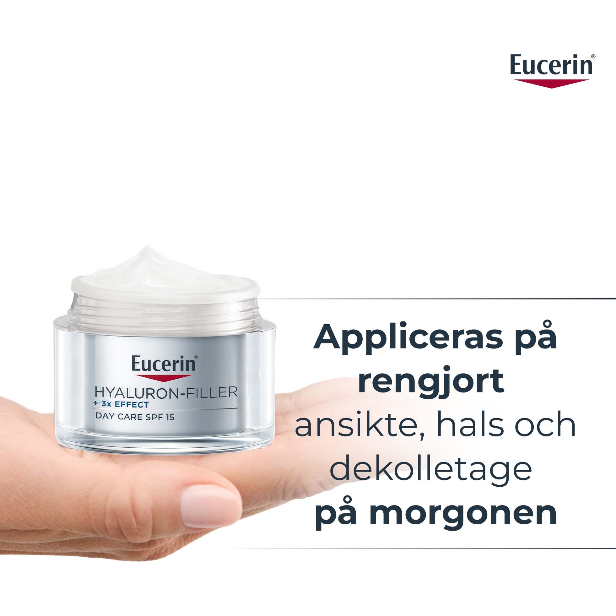 Eucerin Hyaluron-Filler +3x Effect Day Care Dry Skin SPF21 50 ml (obrázok 9)
