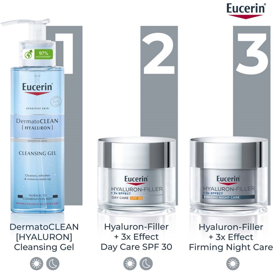 Eucerin Hyaluron-Filler +3x Effect Day Care SPF30 50 ml (obrázok 9)
