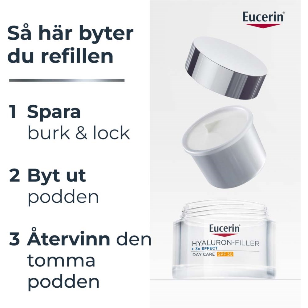 Eucerin Hyaluron-Filler +3x Effect Day Cream SPF30 Refill 50 ml (obrázok 9)