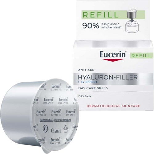 Eucerin Hyaluron-Filler +3x Effect Day SPF15 Refill 50 ml