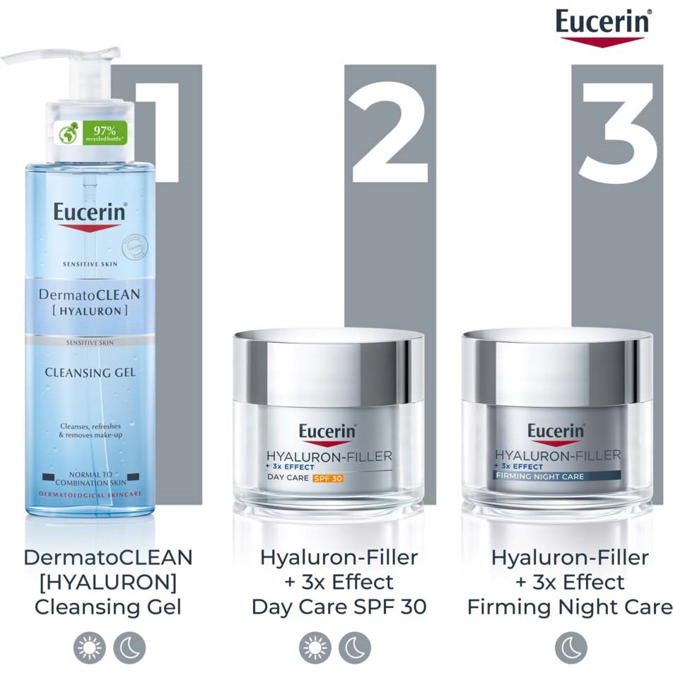 Eucerin Hyaluron-Filler +3x Effect Firming Night Care 50 ml (obrázok 8)