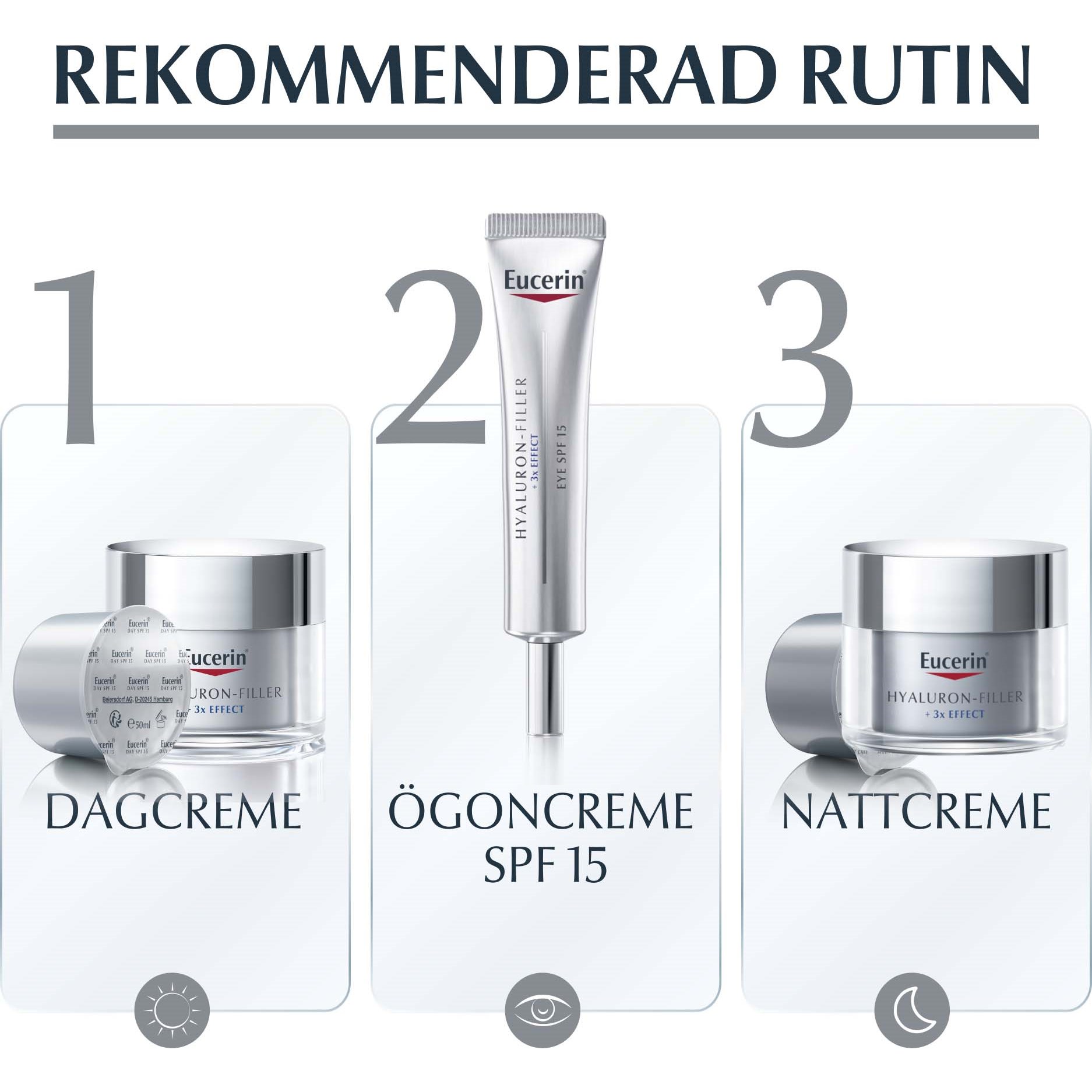 Eucerin Hyaluron-Filler +3x Effect Firming Night Care Refill 50 ml (obrázok 6)