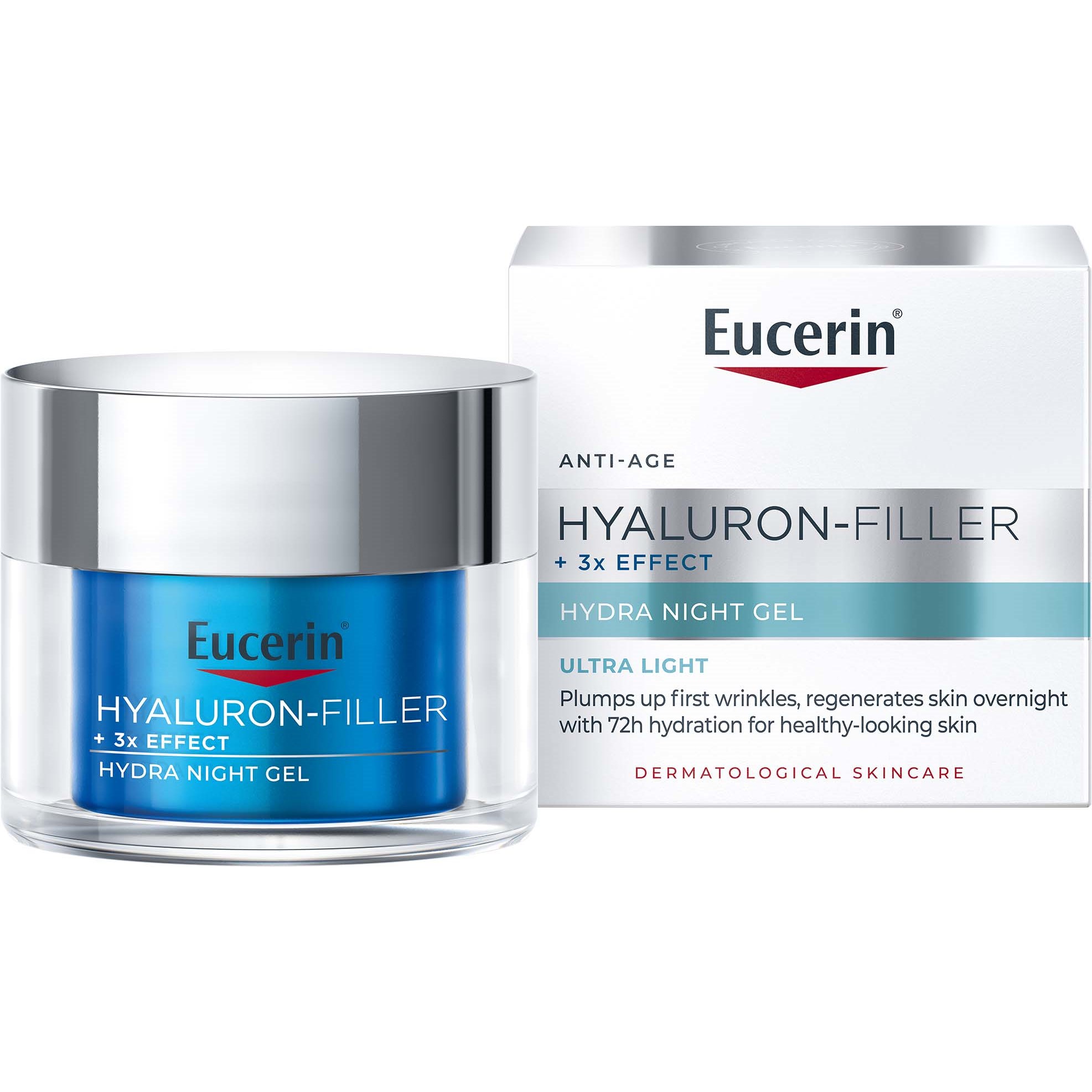 Eucerin Hyaluron-Filler +3x Effect Hydra Night Gel 50 ml
