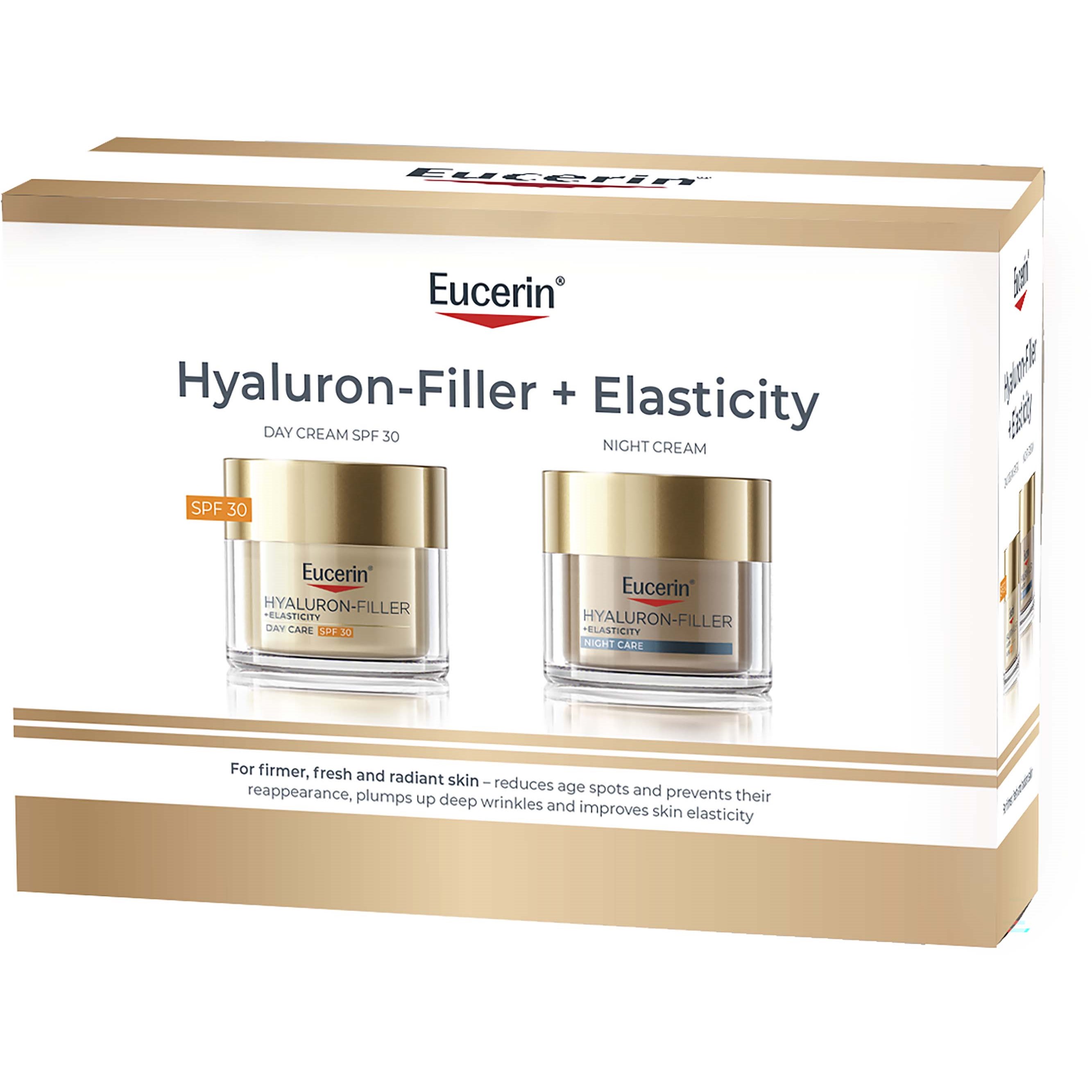 Eucerin Hyaluron-Filler +Elastictiy Day & Night Cream Gift Pack 100 ml