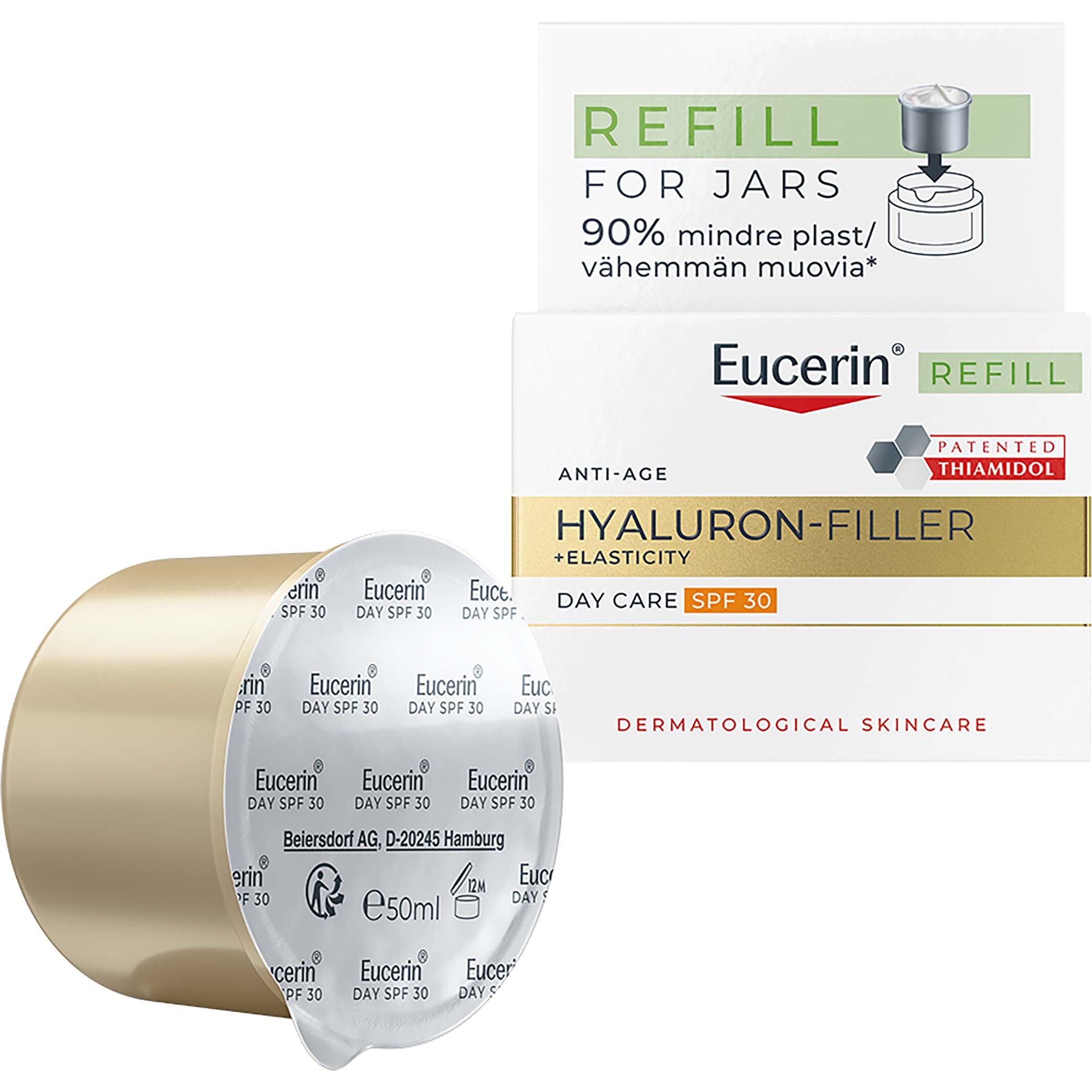 Eucerin Hyaluron-Filler +Elastictiy Day Care SPF 30 Refill 50 ml