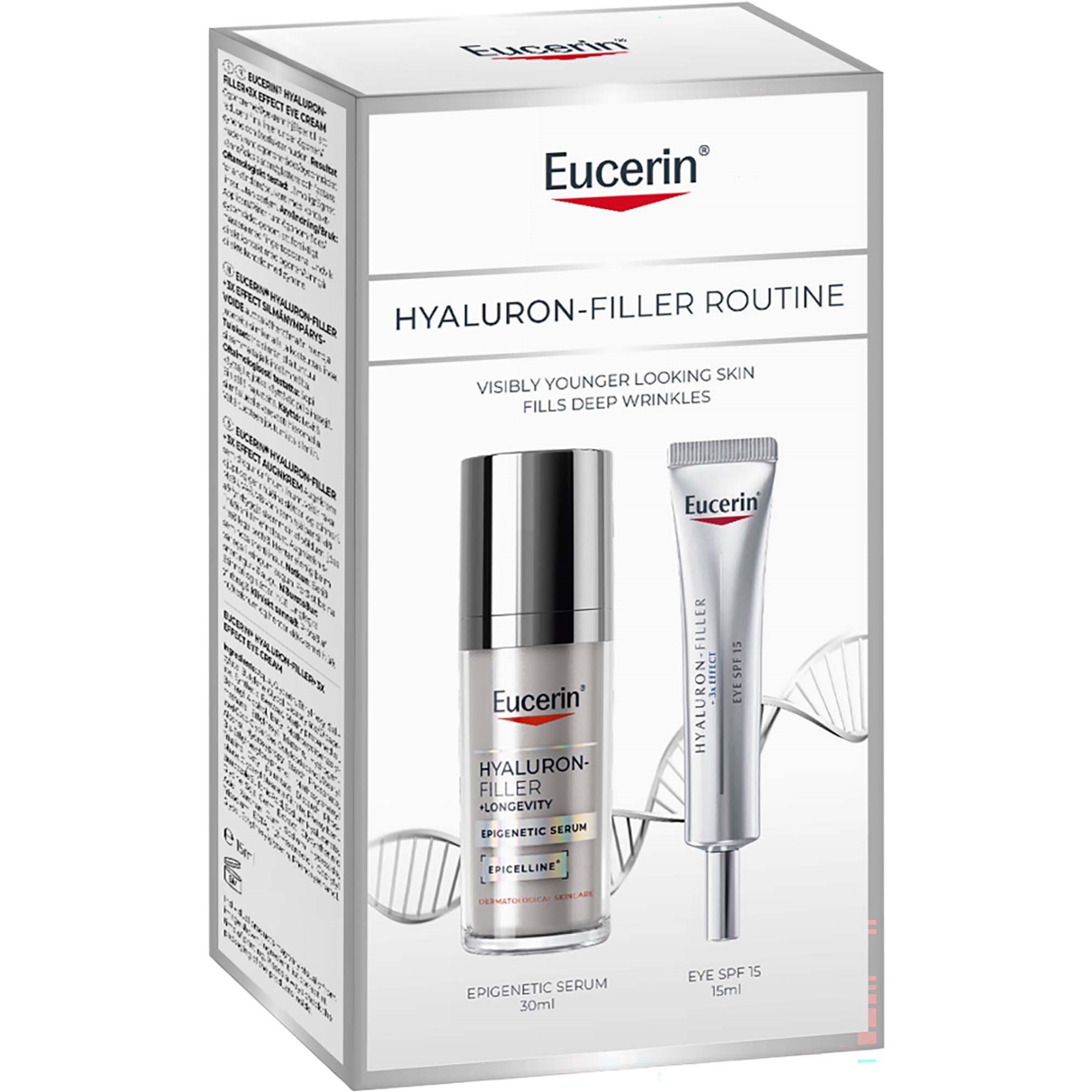 Eucerin Hyaluron-Filler +Elastictiy Serum + Eye Creme Gift Set
