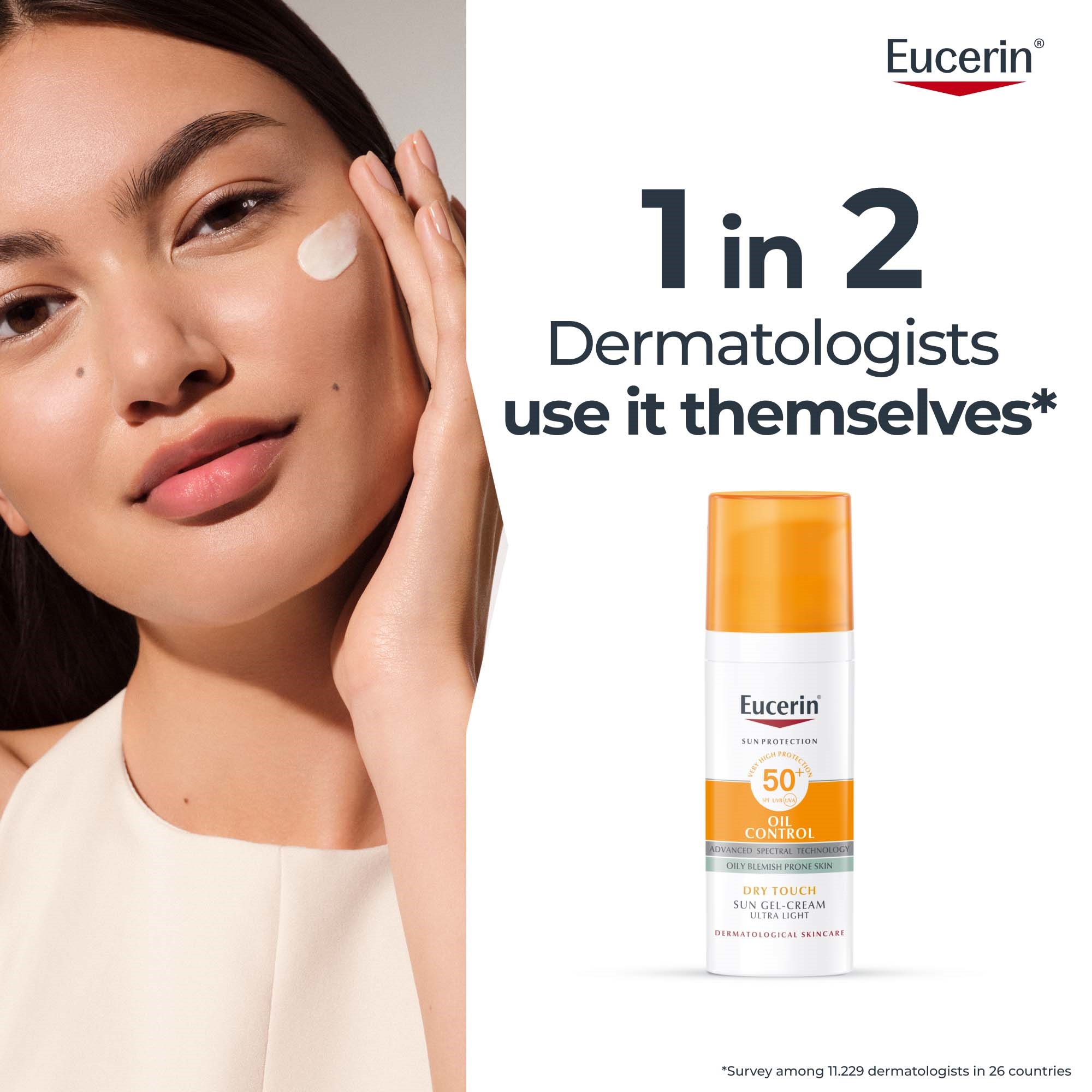 Eucerin Oil Control Sun Gel-Cream SPF50+ 50 ml (obrázok 3)