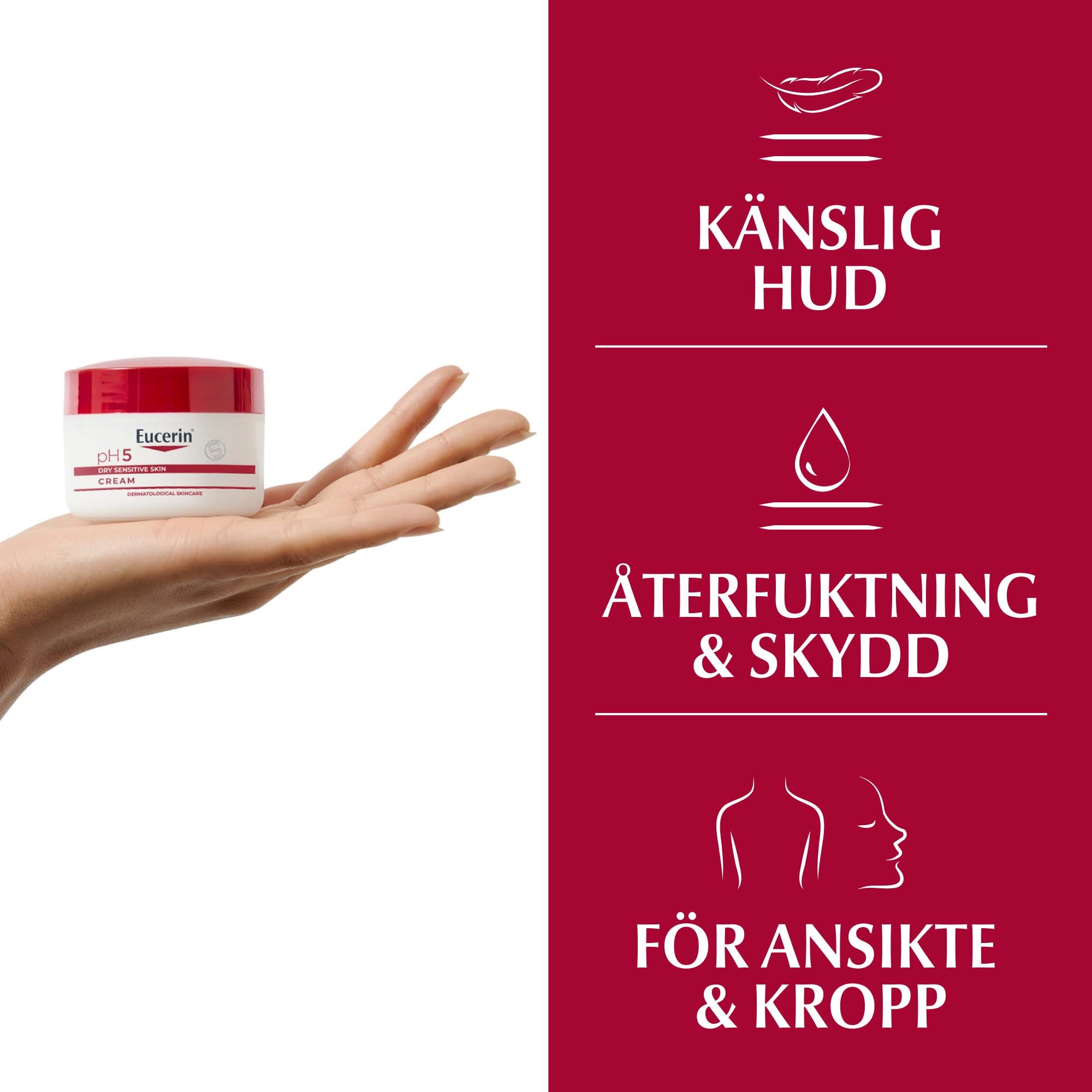 Eucerin Eucerin pH5 Cream - krem na dzień 75ml 75 ml (obrázok 3)