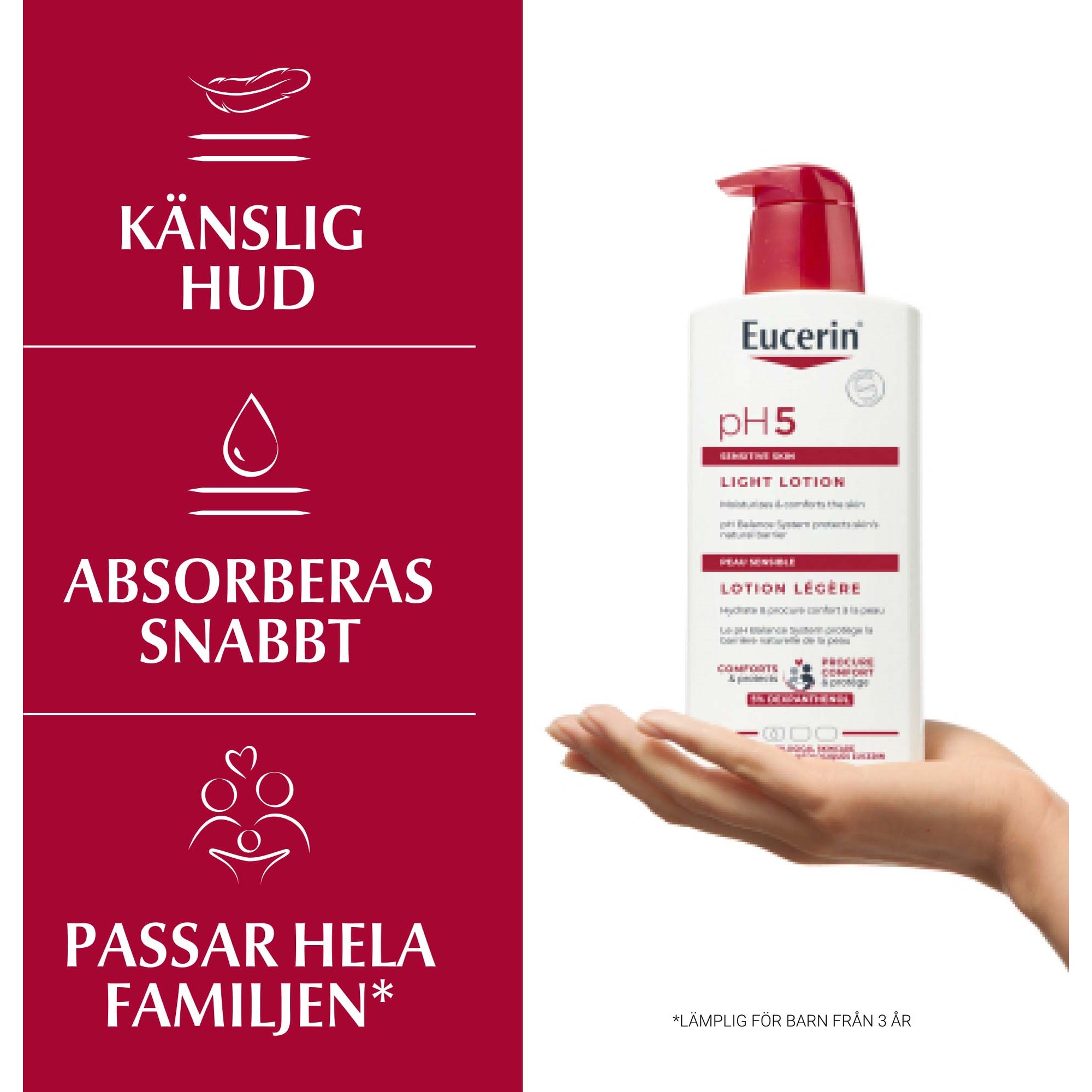 Eucerin pH5 Light Lotion 400 ml (obrázok 3)