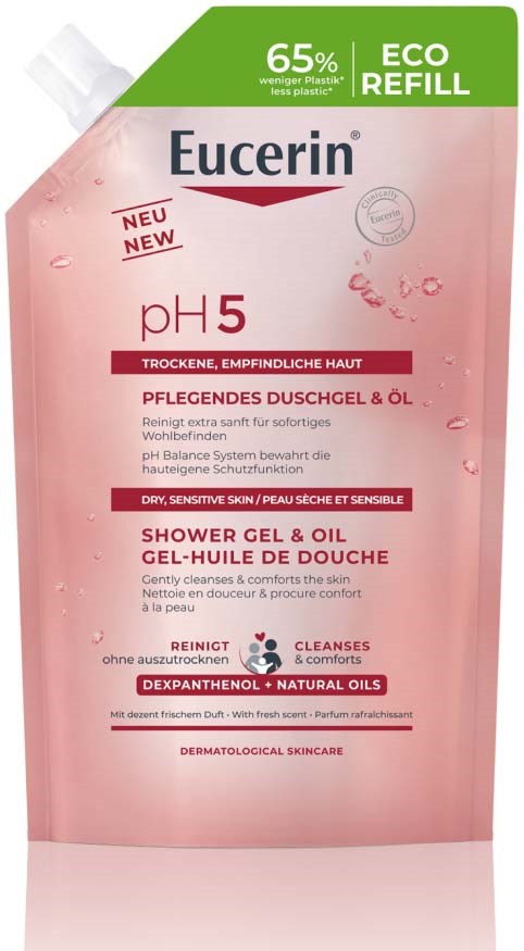 Eucerin pH5 Shower Gel & Oil Refill 400 ml