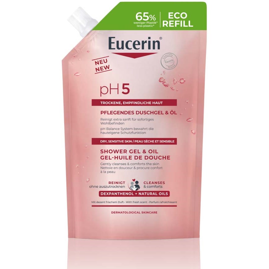 Eucerin pH5 Shower Gel & Oil Refill 400 ml