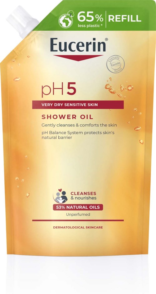 Eucerin pH5 Shower Oil Oparfymerad Refill 400 ml