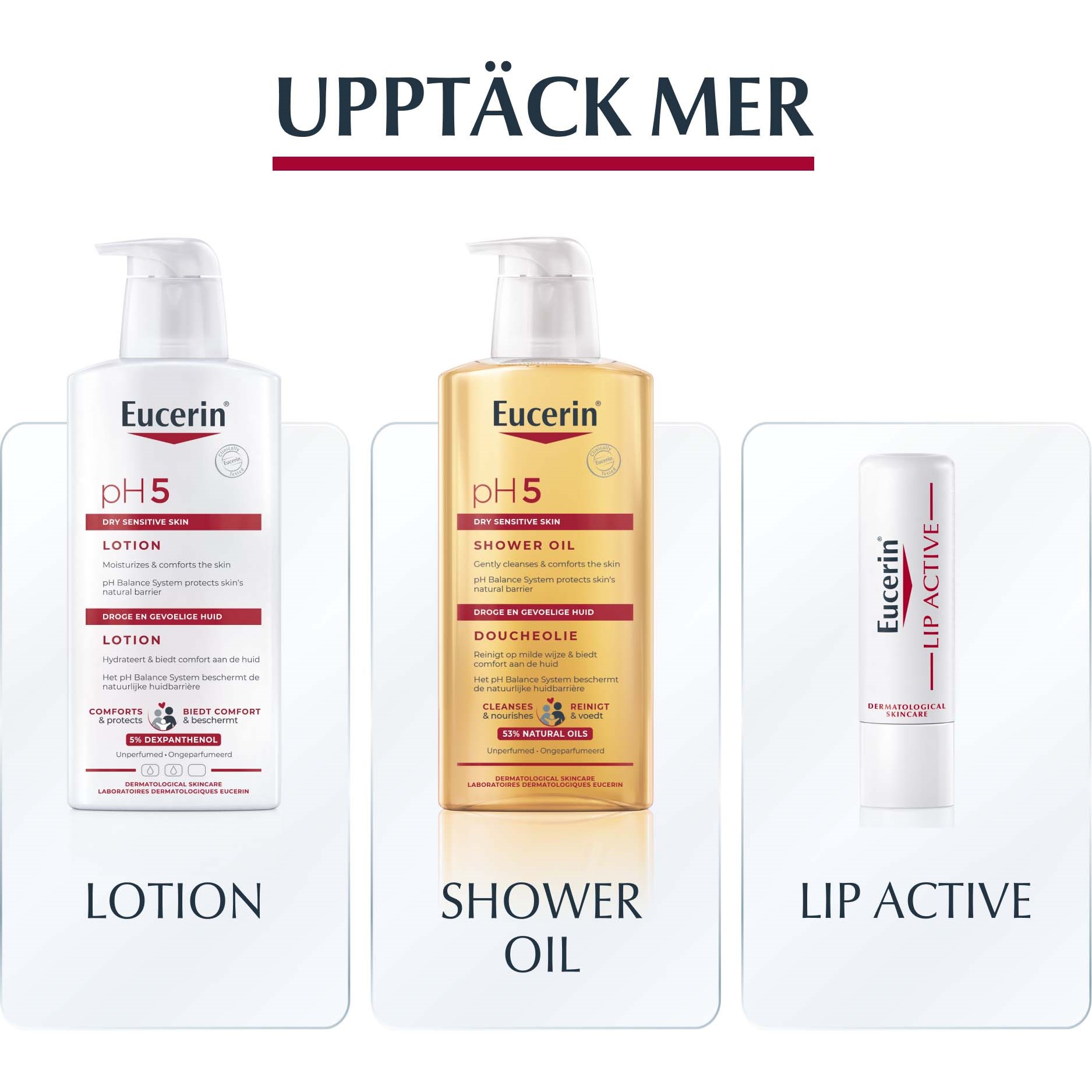 Eucerin pH5 Shower Oil Oparfymerad Refill 400 ml (obrázok 6)