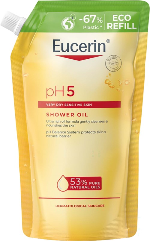 Eucerin pH5 Shower Oil Parfym Refill 400 ml