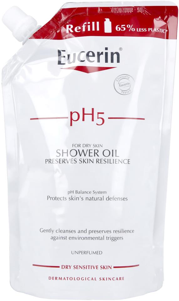 Eucerin pH5 Shower Oil Refill Uparfymert 400ml