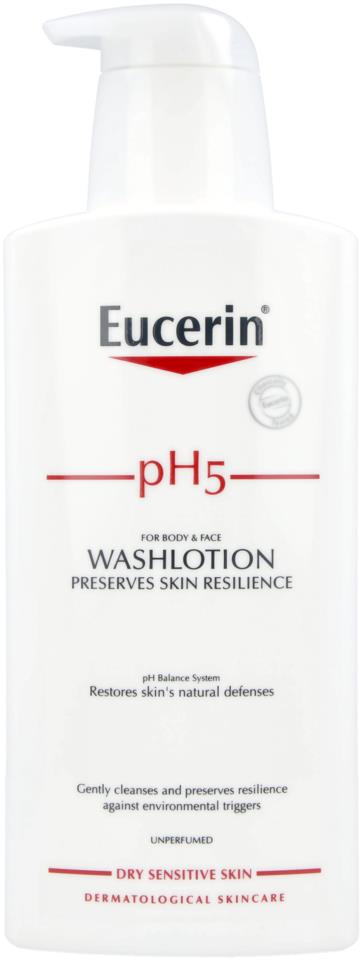 Eucerin pH5 Washlotion Uparfymert 400ml