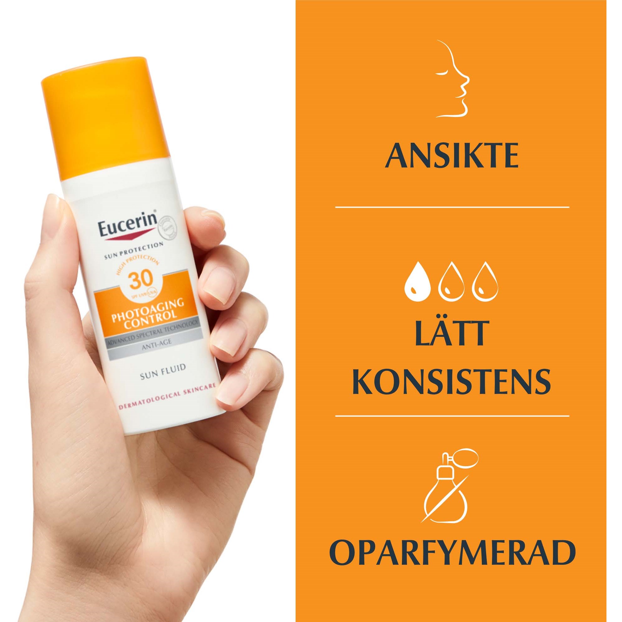 Eucerin Eucerin Photoaging Control Sun Fluid Spf30 0 fluid przeciwsłon (obrázok 3)