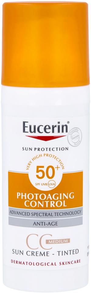 Eucerin Photoaging Sun Cream Tinted Cc M Spf50+ 50Ml