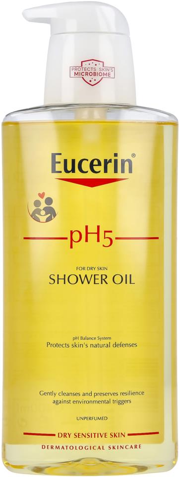 Eucerin Showeroil pH 5 Oparfymerad 400ml