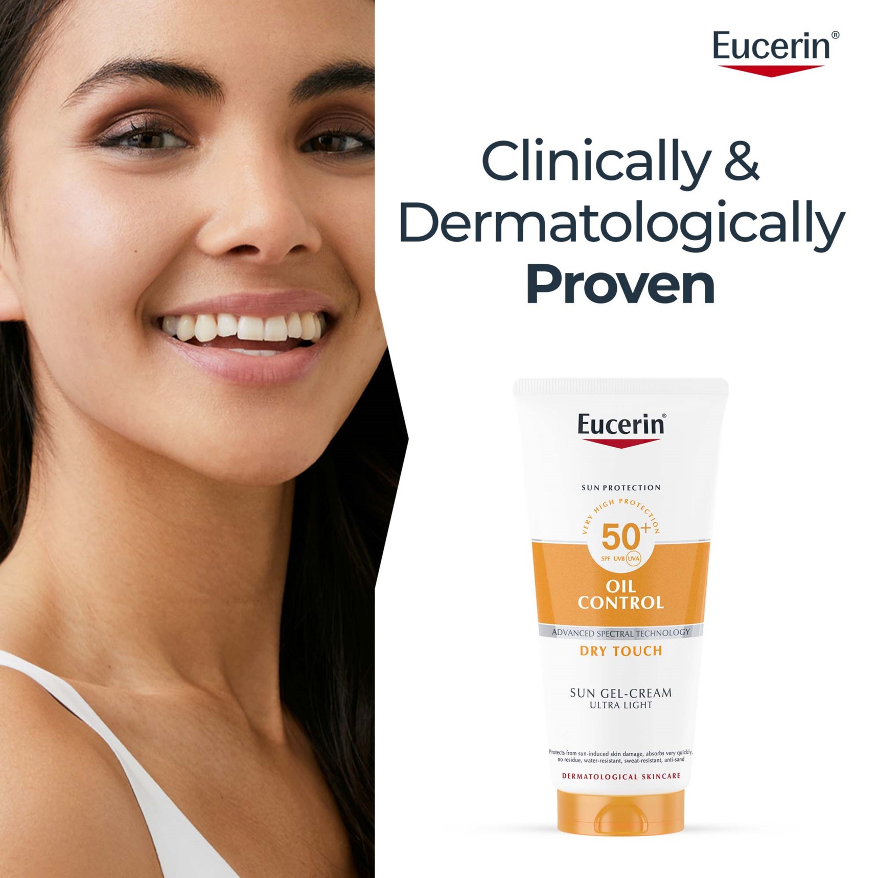Eucerin Sun Dry Touch Ultra Light SPF 50+ 200 ml (obrázok 4)