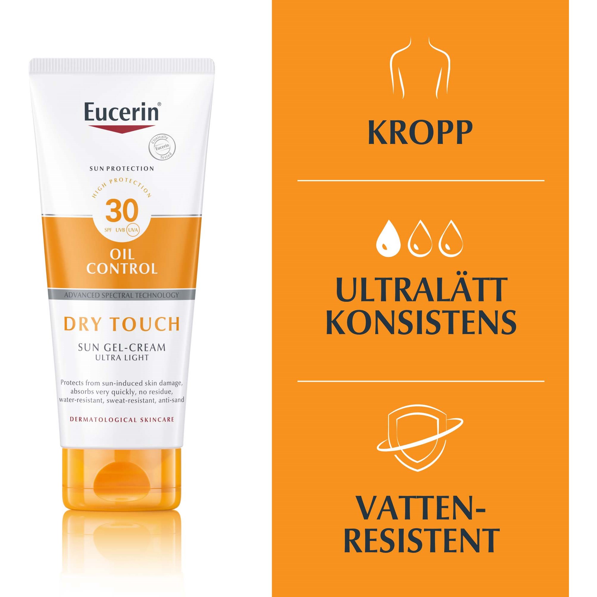Eucerin Sun Gel-Cream Dry Touch Spf 30 200 ml (obrázok 3)