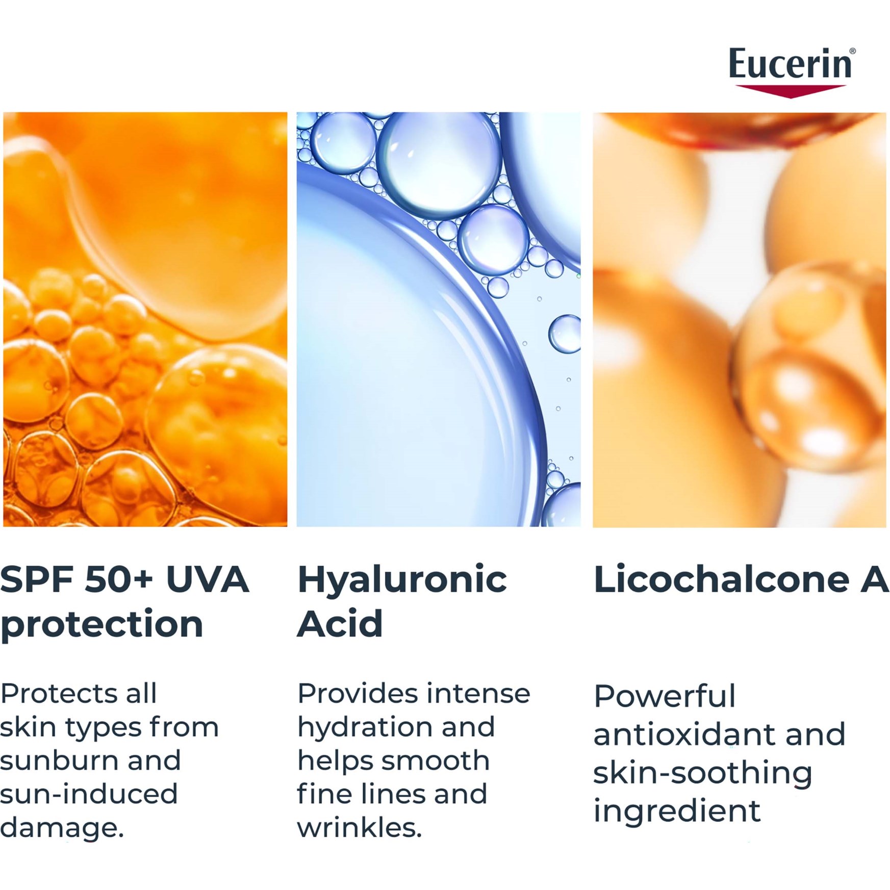 Eucerin Sun Hydro Protect Ultra Light Fluid SPF 50+ 50 ml (obrázok 5)