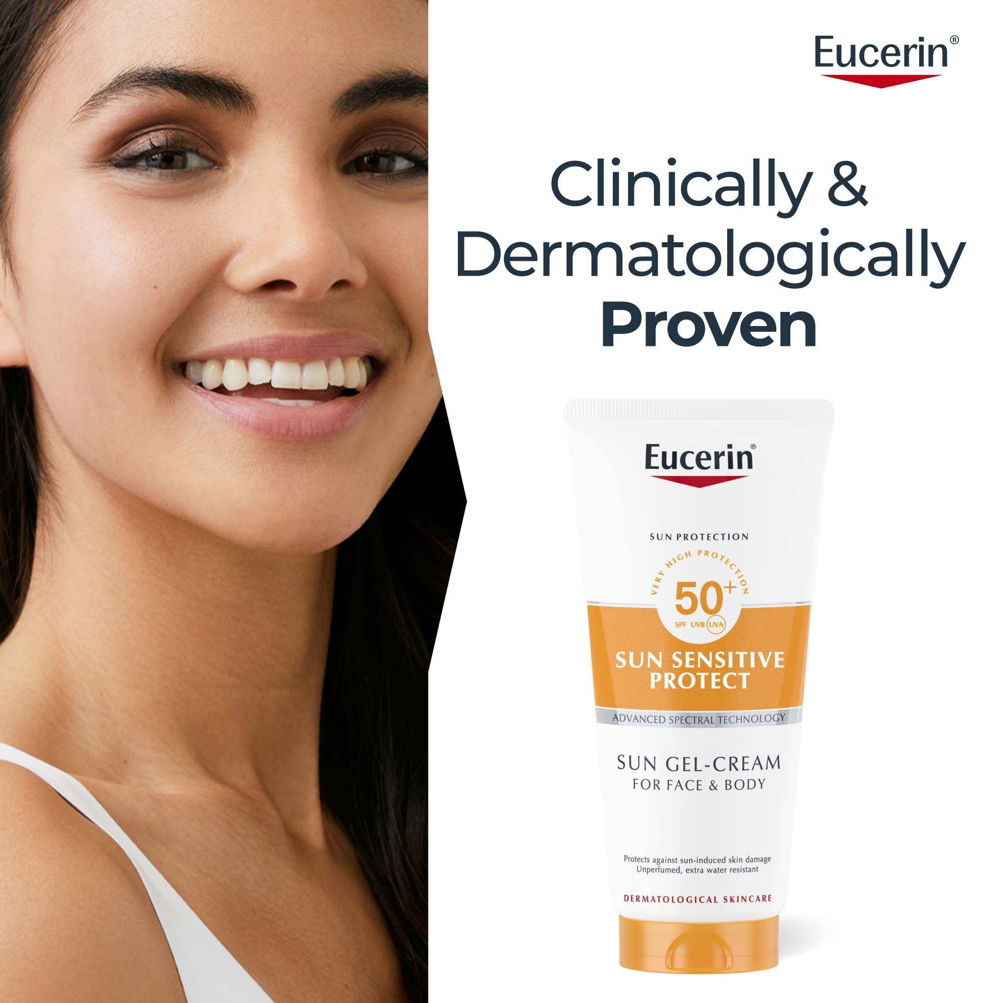 Eucerin Sun Sensitive Protect Gel Cream SPF50+ 200 ml (obrázok 3)
