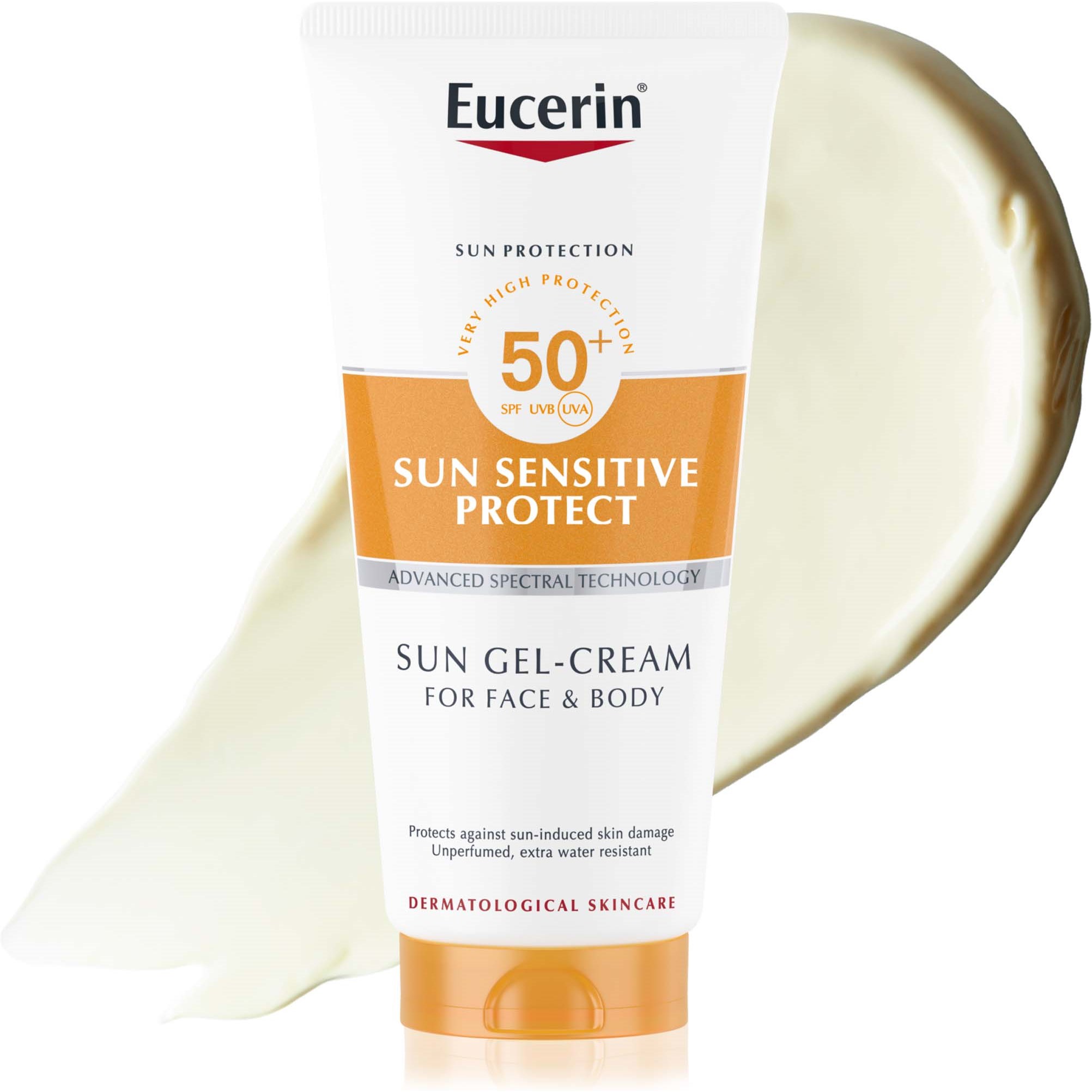 Eucerin Sun Sensitive Protect Gel Cream SPF50+ 200 ml (obrázok 6)