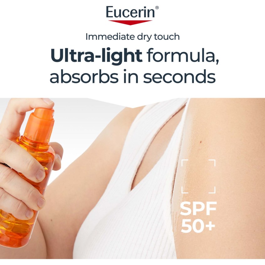 Eucerin Sun Spray Transparent Spf50+ 200 ml (obrázok 3)