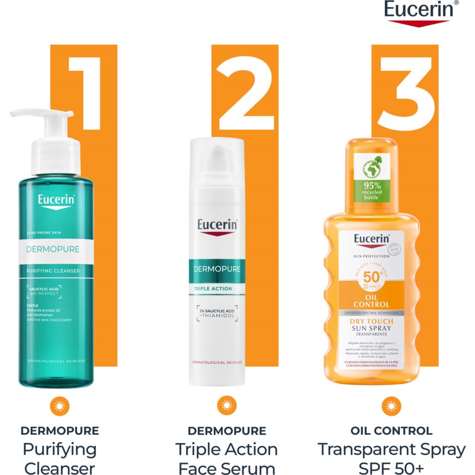 Eucerin Sun Spray Transparent Spf50+ 200 ml (obrázok 6)
